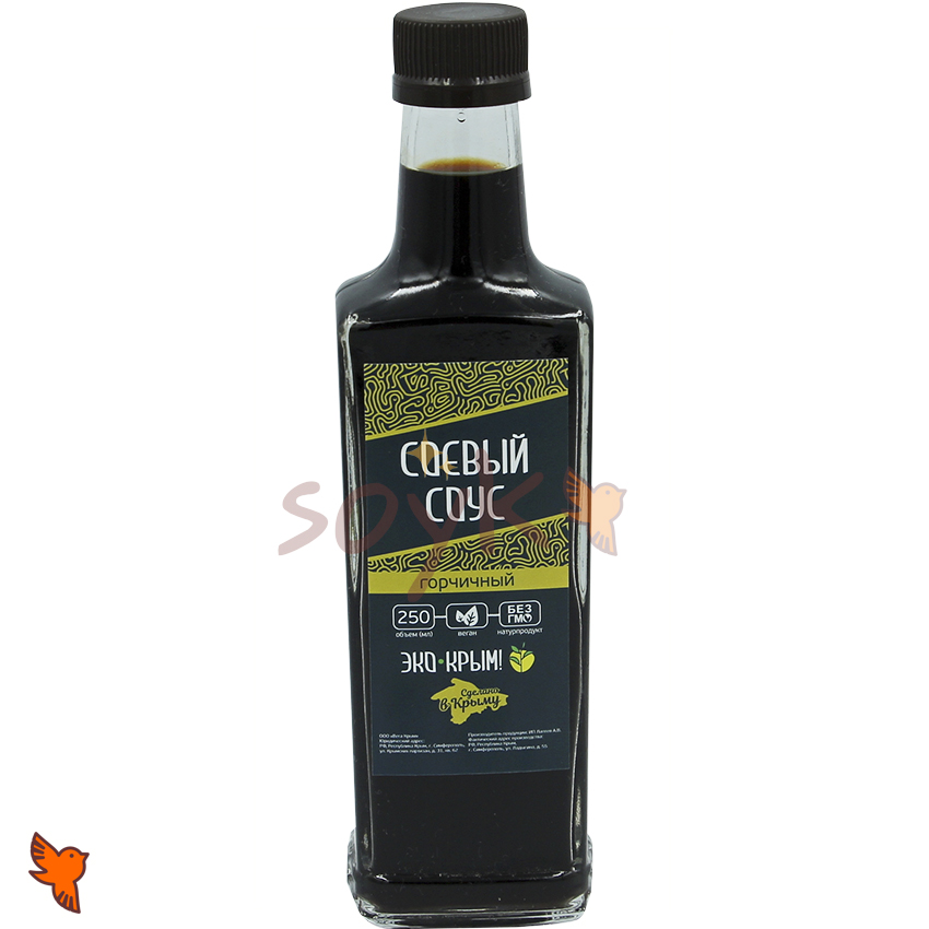 Соевый соус горчичный «Эко Крым»,250мл фотография