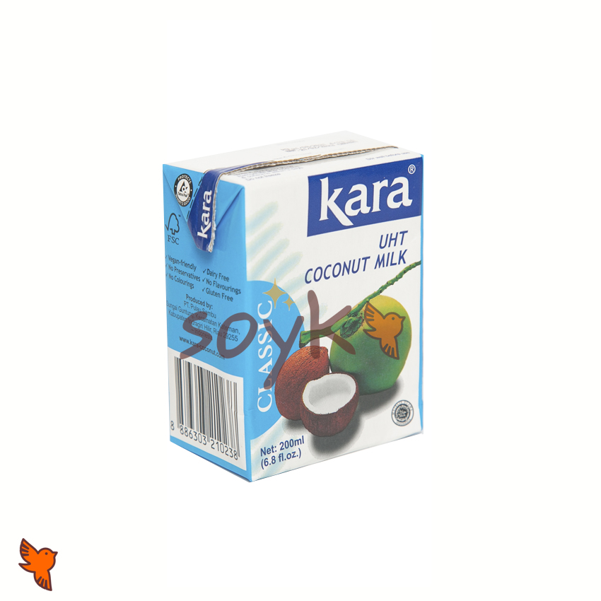 Кокосовое молоко 17% «Kara», 200мл фотография