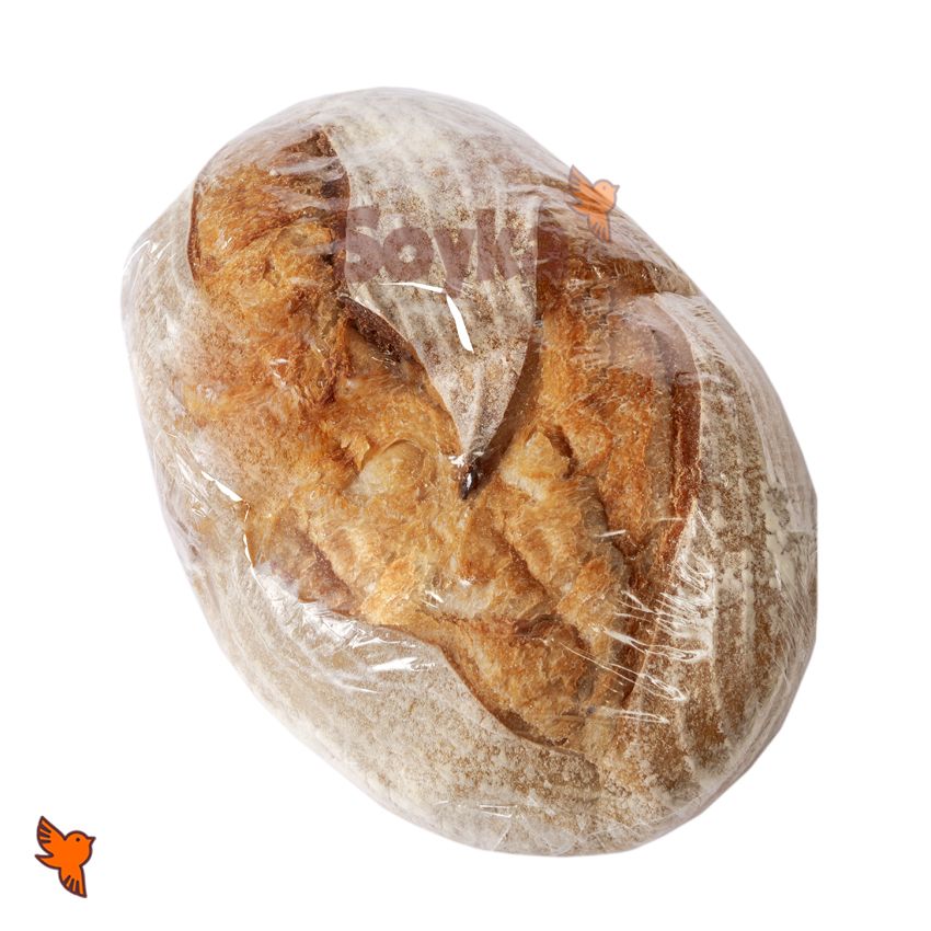 Хлеб тартин ремесленный на бездрожжевой закваске «Ладушка», 870г фотография