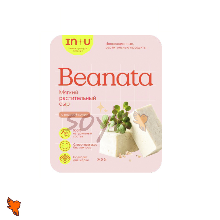 Продукт белковый растительный с розовой солью Beanata «IN+U», 200г фотография